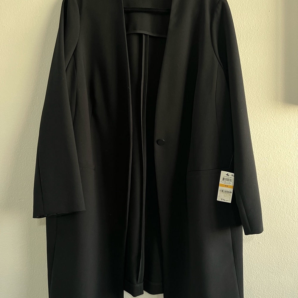 Black Long blazer NWT